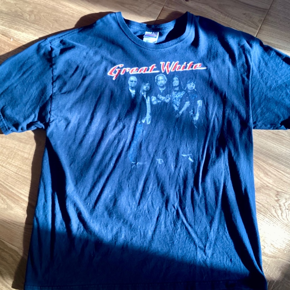 GREAT WHITE BAND Concert Shirt. Jack Russell Hair Metal Band 80’s rockers